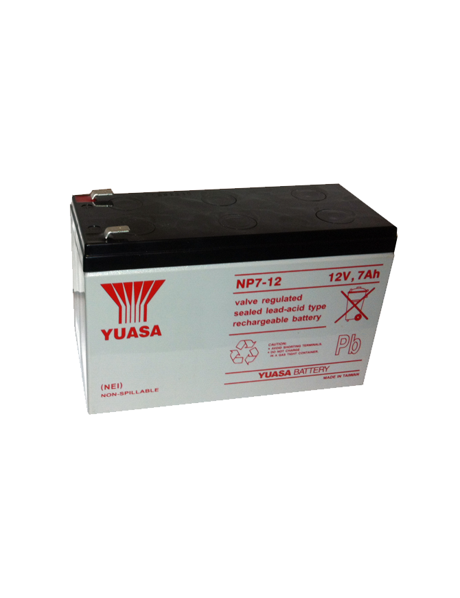 YUASA NP7-12 ΜΠΑΤΑΡΙΑ ΜΟΛΥΒΔΟΥ 7AH 12V (ΣΤΕΝΟΣ ΠΟΛΟΣ) YUASA