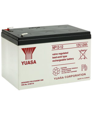 NP12-12 ΜΠΑΤΑΡΙΑ ΜΟΛΥΒΔΟΥ YUASA 12AH 12V YUASA