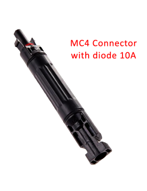 MC4-PV-FM ΒΥΣΜΑ - ΣΥΝΔΕΣΜΟΣ ΕΝΔΙΑΜΕΣΟΣ Φ/Β ΚΑΛΩΔΙΩΝ ΜΕ ΔΙΟΔΟ 10A