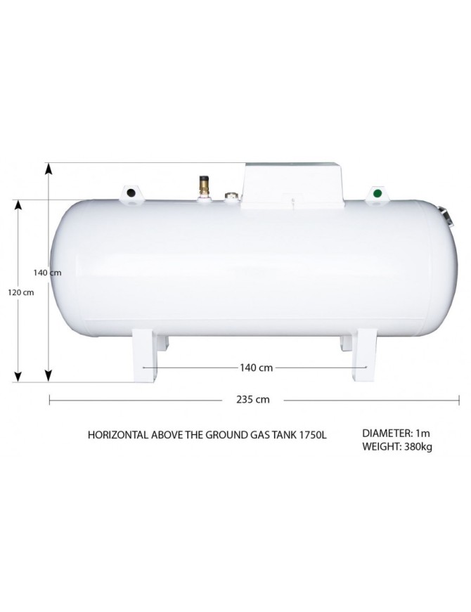ΥΠΕΡΓΕΙΑ ΔΕΞΑΜΕΝΗ ΥΓΡΑΕΡΙΟΥ 1750L TANKIGAS