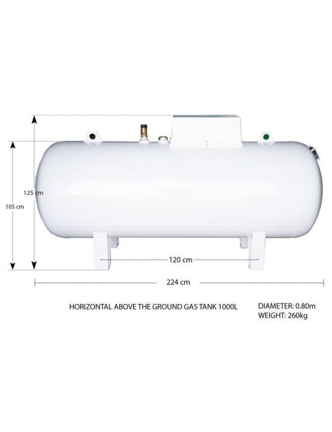 ΥΠΕΡΓΕΙΑ ΔΕΞΑΜΕΝΗ ΥΓΡΑΕΡΙΟΥ OP 1000L TANKIGAS