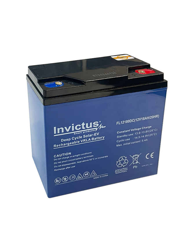 INVICTUS FL12-18 EV ΜΠΑΤΑΡΙΑ ΜΟΛΥΒΔΟΥ 18AH 12V INVICTUS