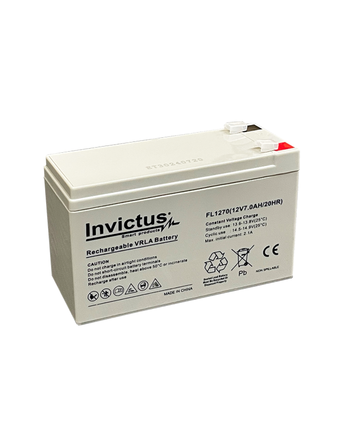 INVICTUS FL12-7D ΜΠΑΤΑΡΙΑ ΜΟΛΥΒΔΟΥ 7AH 12V ( ΦΑΡΔΥΣ ΠΟΛΟΣ ) INVICTUS