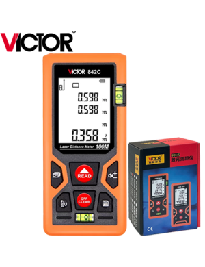 VICTOR VC-842C ΜΕΤΡΗΤΗΣ ΑΠΟΣΤΑΣΗΣ ΜΕ LASER ΕΩΣ ΚΑΙ 100 ΜΕΤΡΑ VICTOR