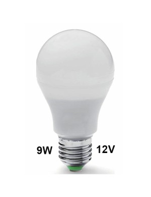ΛΑΜΠΑ LED 9W-DW-12V-E27  12V 9W 6000K