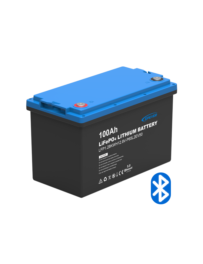 EPEVER EP-LFP12100BL ΜΠΑΤΑΡΙΑ ΛΙΘΙΟΥ ΜΕ BLUETOOTH 1.28KWH 12V EPEVER