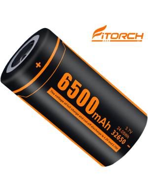 FITORCH 32650-6500mAH ΜΠΑΤΑΡΙΑ ΛΙΘΙΟΥ FITORCH