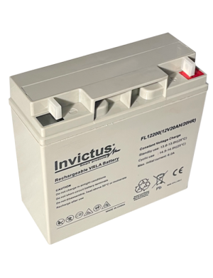 INVICTUS FL12-20 ΜΠΑΤΑΡΙΑ ΜΟΛΥΒΔΟΥ 20AH 12V INVICTUS