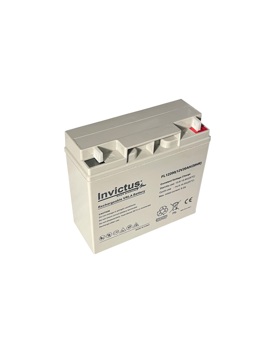 INVICTUS FL12-20 ΜΠΑΤΑΡΙΑ ΜΟΛΥΒΔΟΥ 20AH 12V INVICTUS