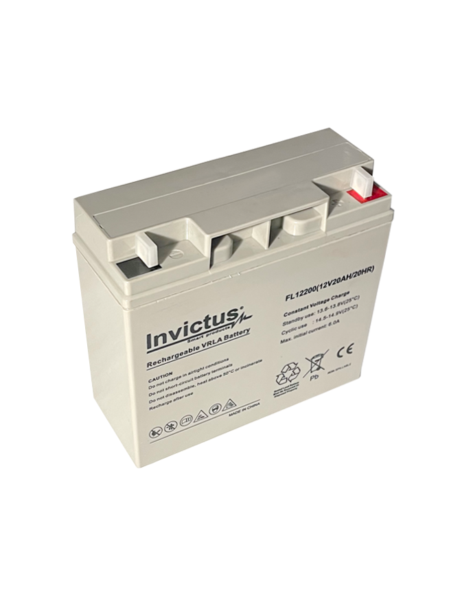 INVICTUS FL12-20 ΜΠΑΤΑΡΙΑ ΜΟΛΥΒΔΟΥ 20AH 12V INVICTUS