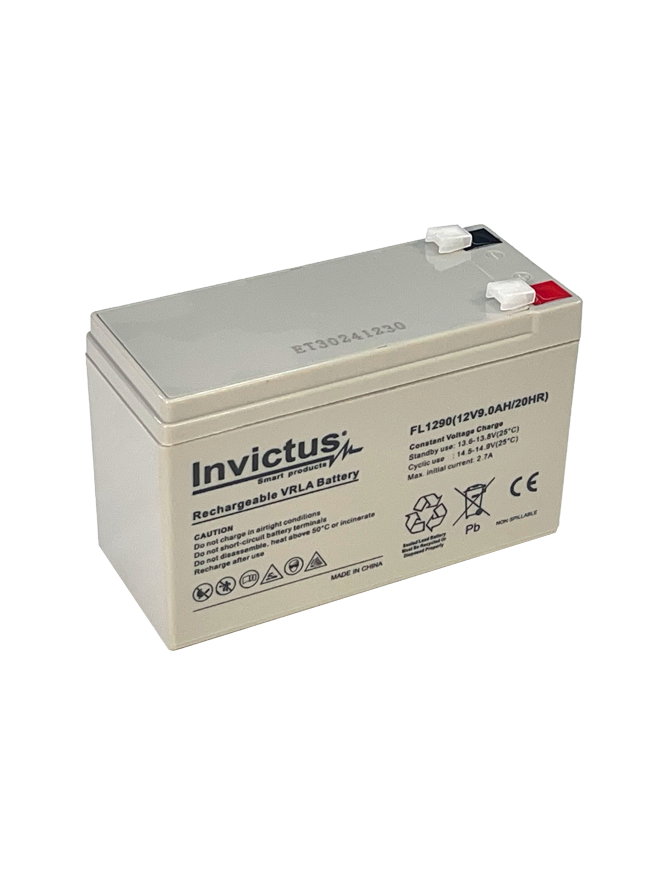 INVICTUS FL12-9 ΜΠΑΤΑΡΙΑ ΜΟΛΥΒΔΟΥ 9AH 12V INVICTUS