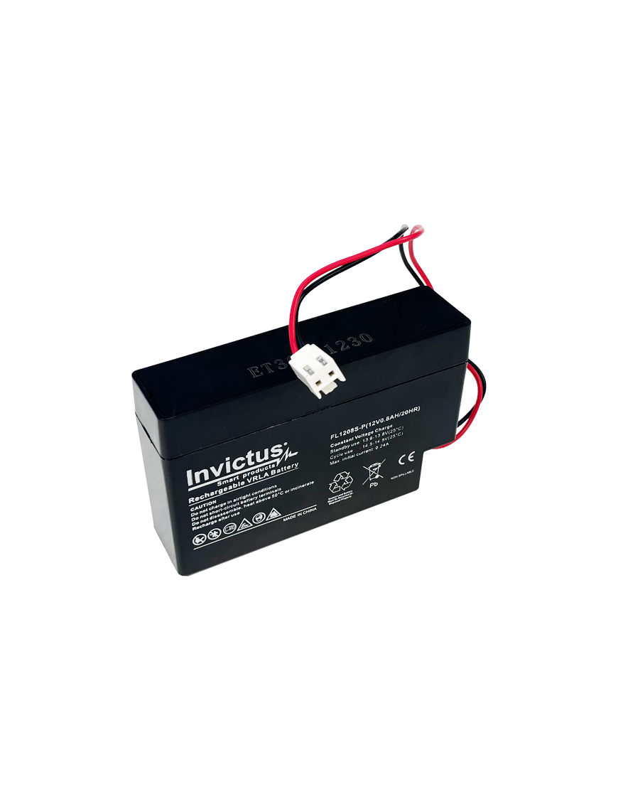 INVICTUS FL12-0,8 ΜΠΑΤΑΡΙΑ ΜΟΛΥΒΔΟΥ 0,8AH 12V INVICTUS