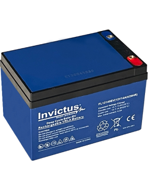INVICTUS FL12-14 EV ΜΠΑΤΑΡΙΑ ΜΟΛΥΒΔΟΥ 14AH 12V INVICTUS