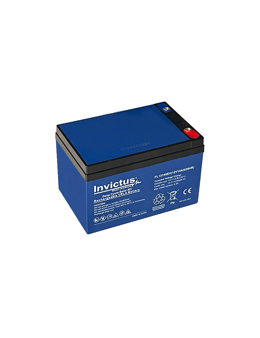 INVICTUS FL12-14 EV ΜΠΑΤΑΡΙΑ ΜΟΛΥΒΔΟΥ 14AH 12V INVICTUS