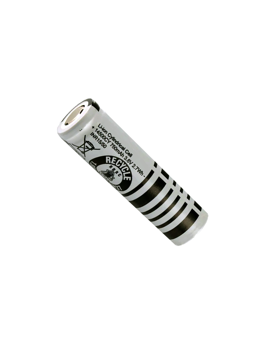 HIGHPOWER 14500 750mAh ΕΠΑΝΑΦΟΡΤΙΖΟΜΕΝΗ ΜΠΑΤΑΡΙΑ ΛΙΘΙΟΥ