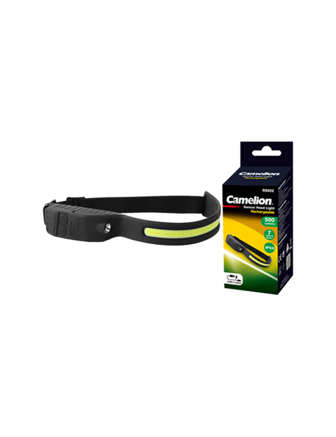 CAMELION RS922 5+3W HEADLIGHT ΕΠΑΝΑΦΟΡΤΙΖΟΜΕΝΟΣ ΦΑΚΟΣ ΚΕΦΑΛΗΣ LED CAMELION