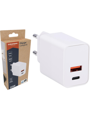 GRUNDIG 55745 USBA+C ΦΟΡΤΙΣΤΗΣ ΜΕ USB ΕΞΟΔΟ 230V 20W GRUNDIG