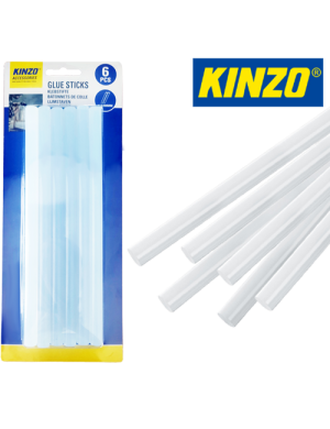 KINZO-79751 ΣΕΤ 6 ΤΜΧ. ΡΑΒΔΟΙ ΓΙΑ ΠΙΣΤΟΛΙ ΘΕΡΜΟΚΟΛΛΗΣΗΣ 11X200MM GRUNDIG