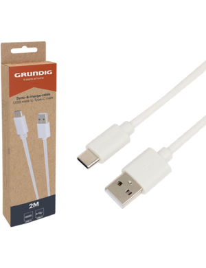GRUNDIG-29140 ΚΑΛΩΔΙΟ USB-C ΣΕ USB-A 2M GRUNDIG
