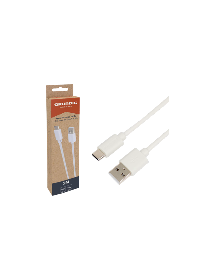 GRUNDIG-29140 ΚΑΛΩΔΙΟ USB-C ΣΕ USB-A 2M GRUNDIG