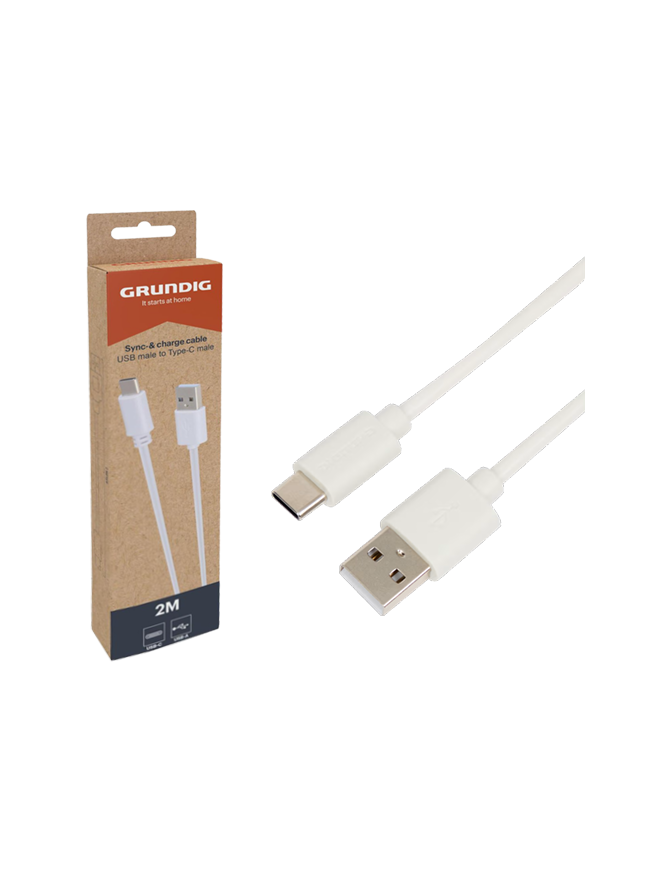 GRUNDIG-29140 ΚΑΛΩΔΙΟ USB-C ΣΕ USB-A 2M GRUNDIG