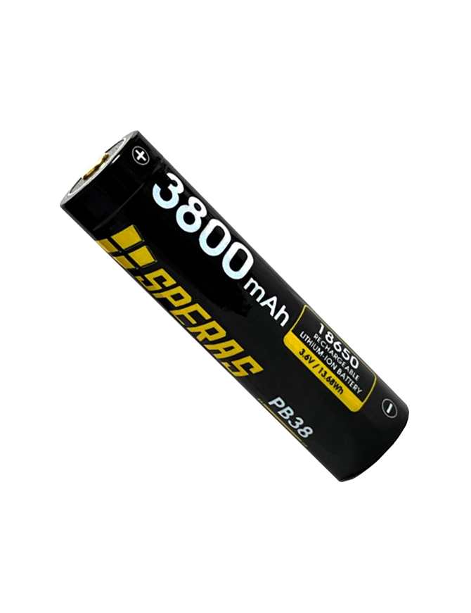 SPERAS PB38 18650-3800mAh ΜΠΑΤΑΡΙΑ ΛΙΘΙΟΥ SPERAS
