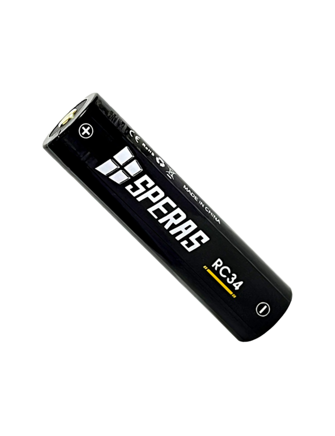 SPERAS RC34 18650-3400mAh ΜΠΑΤΑΡΙΑ ΛΙΘΙΟΥ ΜΕ USB SPERAS
