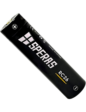 SPERAS RC26 18650-2600mAh ΜΠΑΤΑΡΙΑ ΛΙΘΙΟΥ ΜΕ USB SPERAS