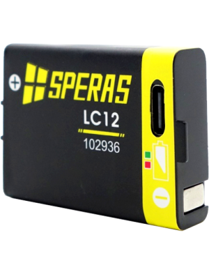 SPERAS LC12 ΜΠΑΤΑΡΙΑ ΛΙΘΙΟΥ 3,7V-1250mAh ΓΙΑ ΦΑΚΟ ΚΕΦΑΛΗΣ B7  SPERAS