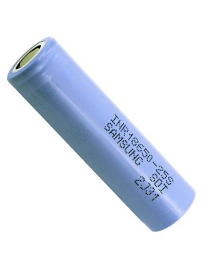 SAMSUNG 18650-2500mAH INR ΜΠΑΤΑΡΙΑ ΛΙΘΙΟΥ ΧΩΡΙΣ ΠΡΟΣΤΑΣΙΑ