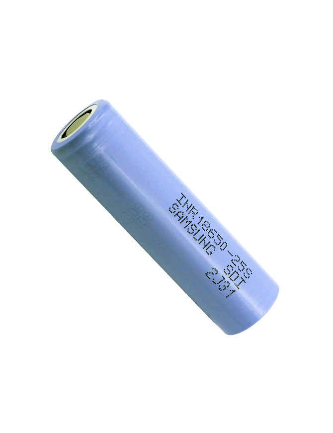 SAMSUNG 18650-2500mAH INR ΜΠΑΤΑΡΙΑ ΛΙΘΙΟΥ ΧΩΡΙΣ ΠΡΟΣΤΑΣΙΑ